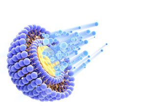 Image of vesicle for delivering drug