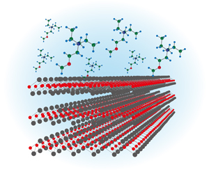 Image showing the structure of an ultrathin film of iron selenide 