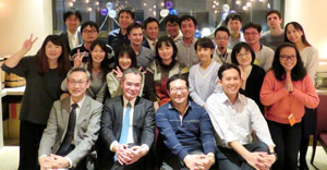 Group photo of Tanaka's lab