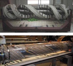 Image of helically twisted magnets