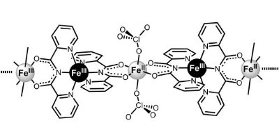 Image showing the structure of molecular magnet