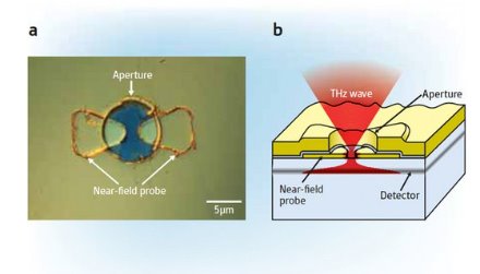 Image of on-chip THz detector