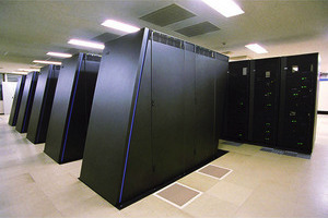 Image of the supercomputer at KEK Image of the supercomputer at KEK