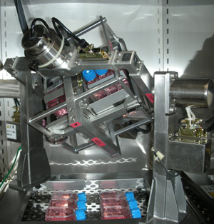 Image of 3D clinostat apparatus