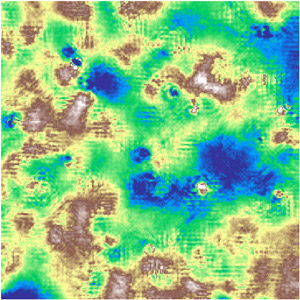 Image of the interference pattern