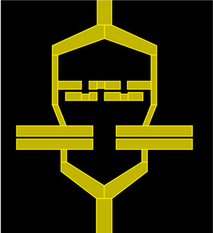 Image of superconducting flux qubit