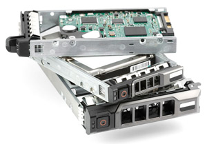 Image of hard drives