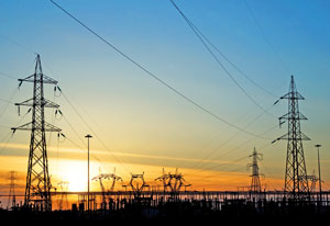 Image of electrical transmission lines