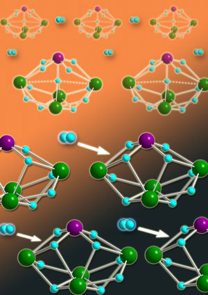 Image of hydride clusters