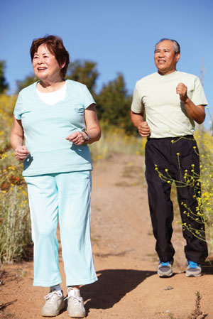 Image of running people Image of running people