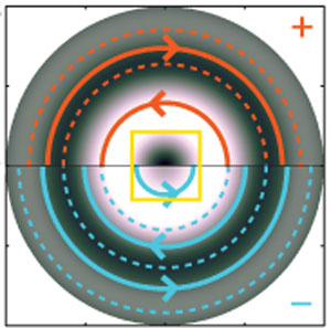 Image of vortex orientation