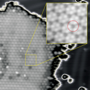 Image of fullerene molecules