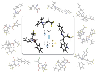 Image of three products with β-trifluoromethyl amine structure