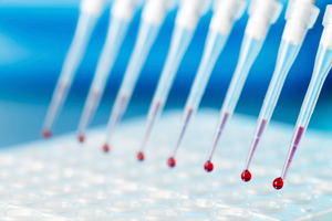 Image of a multi-channel pipet