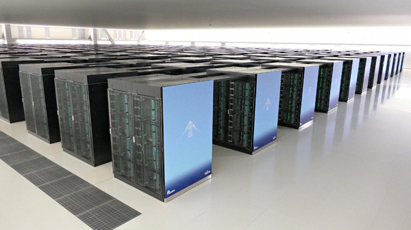 Image of supercomputer fugaku