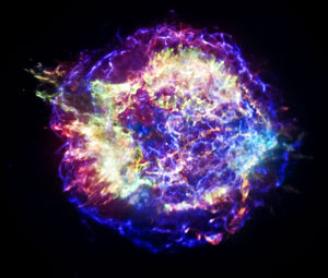 image of Cassiopeia A supernova remnant 