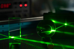 Image of laser beams