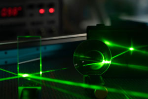 Image of laser beams