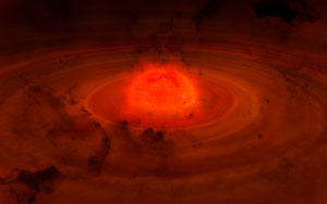 Image of a protostar