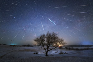 image of shooting stars