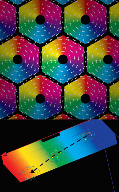 image of Skyrmions and a plate 