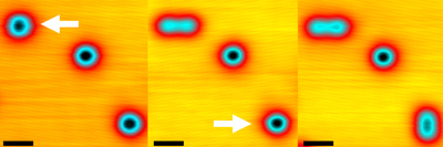 Scanning tunneling microscopy images