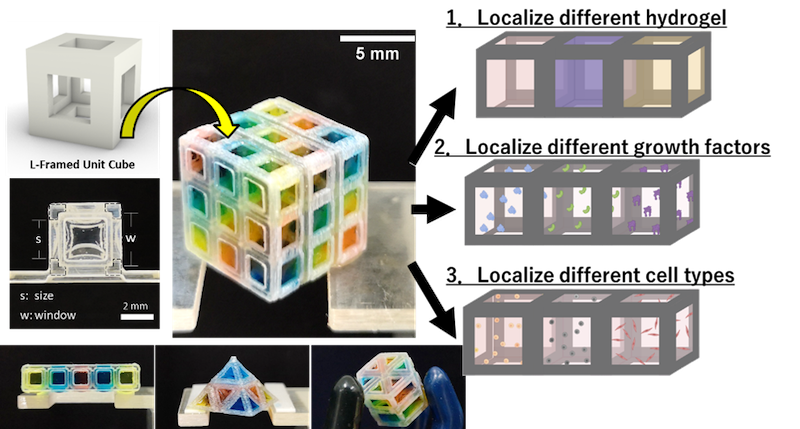 Schematic of the cube system
