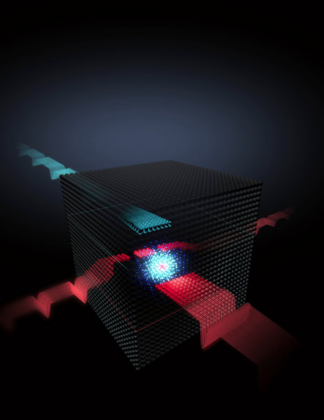 Image of a qubit in a silicon quantum dot