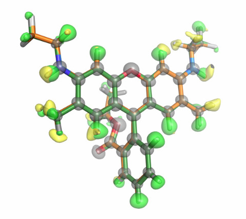 Image of structures of rhodamine-6G