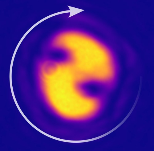 image of a laser beam