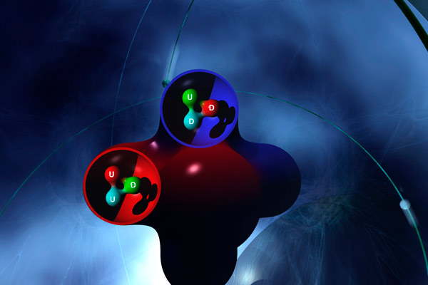 Zbadaj, w jaki sposób gluony pomagają protonom uzyskać spin