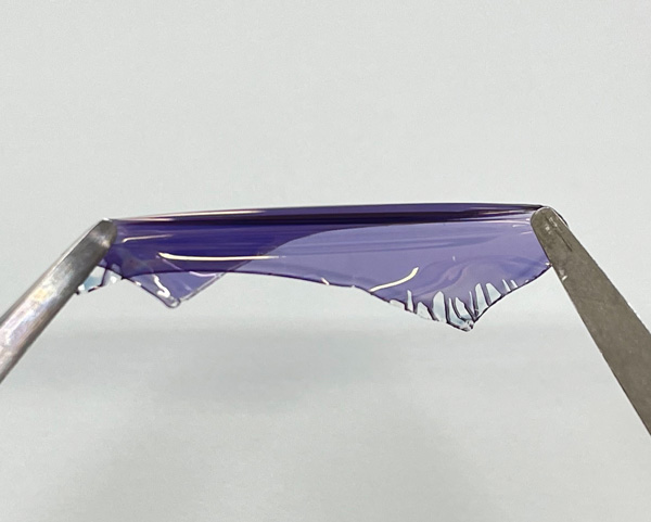 photo of a flexible solar cell