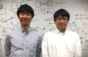 Picture of Taro Toyoizumi and Kensuke Yoshida
